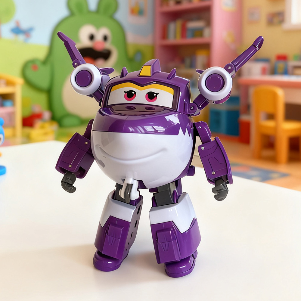 超级飞侠变形机器人玩具儿童益智变形奇奇玩具超级飞侠玩具金小薇 - 图2