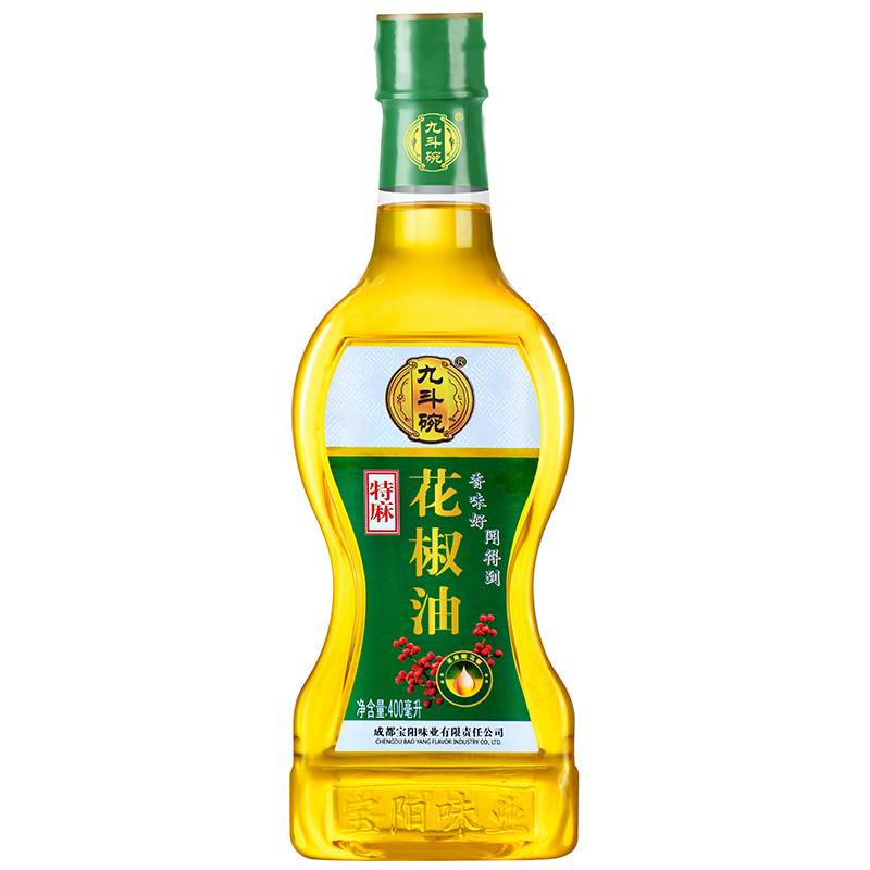 拍两件！九斗碗特麻花椒油400ml