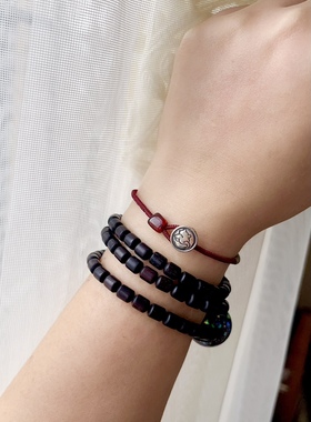 猫妈家 |手工典藏式金刚结 吉人天相 吉祥暗红 墨绿健康平安手绳