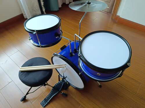 5件套儿童架子鼓 敲鼓 打击乐器 早教亲子教具 爵士鼓 敲打乐器 - 图0