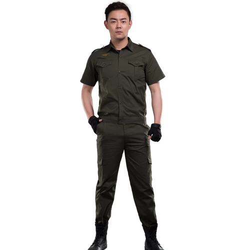 Мужской летний тонкий камуфляжный хлопковый комбинезон для работы, рабочая одежда