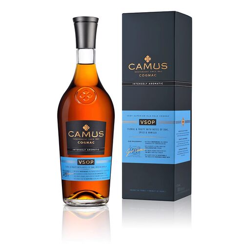 CAMUS卡慕VSOP 700ml*3瓶干邑白兰地礼盒装 法国进口洋酒组合套装 - 图1