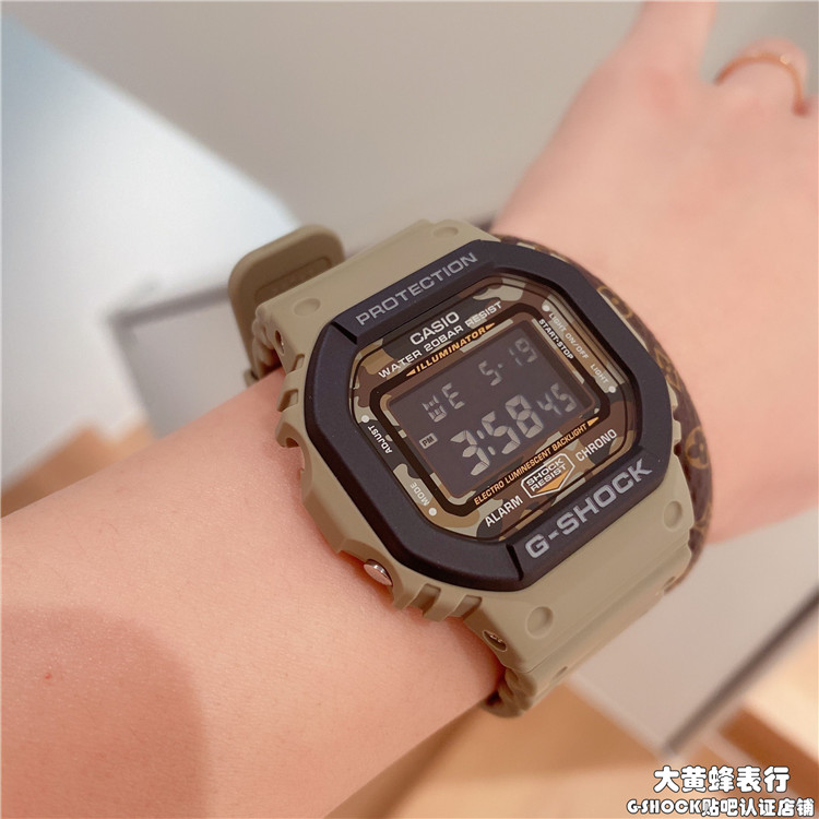 CASIO卡西欧G-SHOCK复古男女方块手表DW-5610SU-3/8A 5610SUS-5A-图1