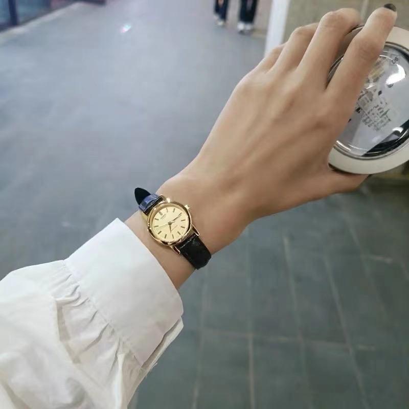 卡西欧手表女生CASIO小表盘皮带金属指针防水淑女表 LTP-1094Q-7A - 图1