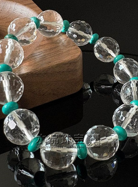 东海水晶天然白水晶手链手串包邮