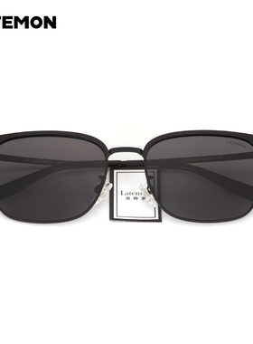 浪特梦26年新款周翊然款偏光太阳镜男潮酷方形墨镜防紫外线J31070