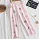 Children's pajama pants pure cotton loose home trousers