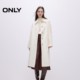 ONLY double-sided woolen lapel long woolen coat