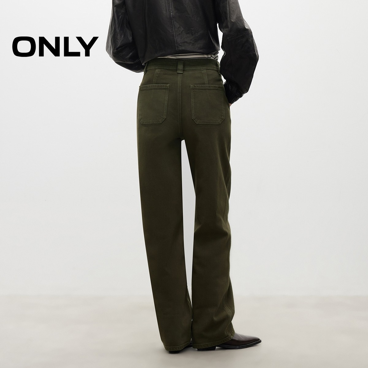 ONLY2025秋季新款水洗复古腰带实用口袋锥形男友裤九分牛仔裤女,淘宝优惠券,粉丝福利购,淘宝优惠卷