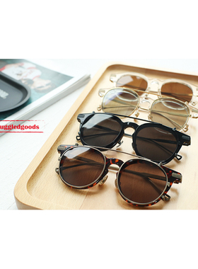 余文乐同款复古夹片纯钛眼镜