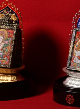 热贡随身纯手绘微唐虚空普贤