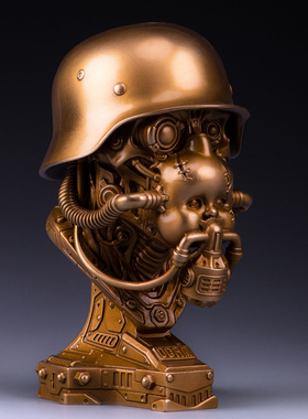 奥格瑞玛瘟疫医生青铜雕像摆件礼