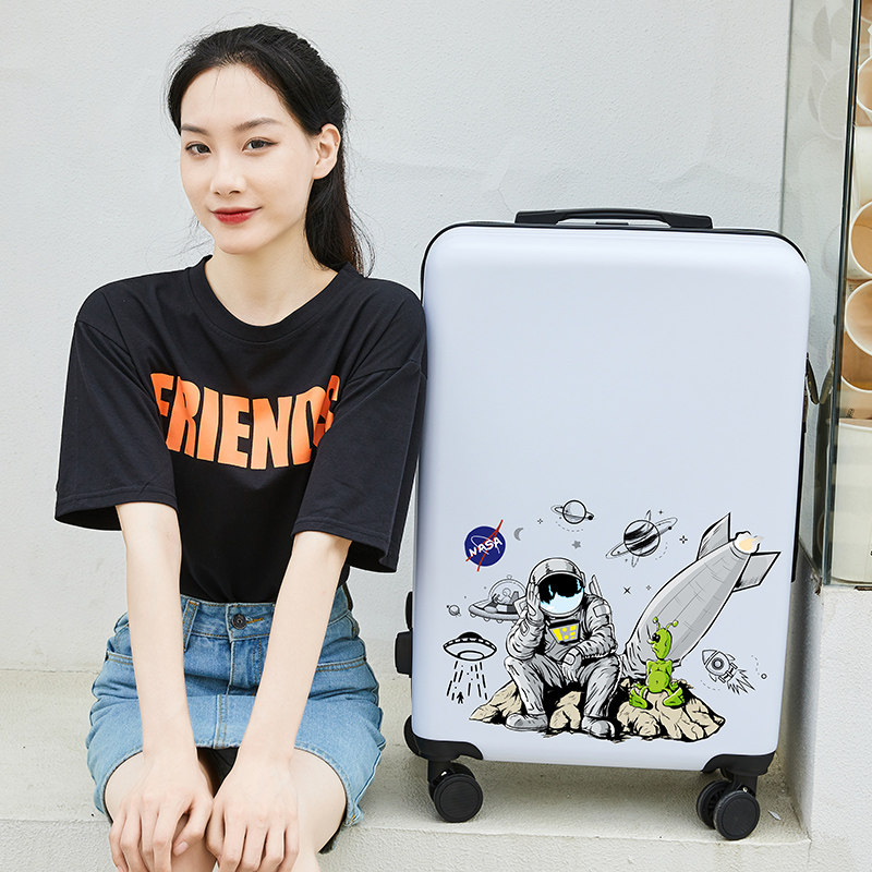nasa宇航员2628寸男女涂鸦密码箱 耐宾箱包旅行箱