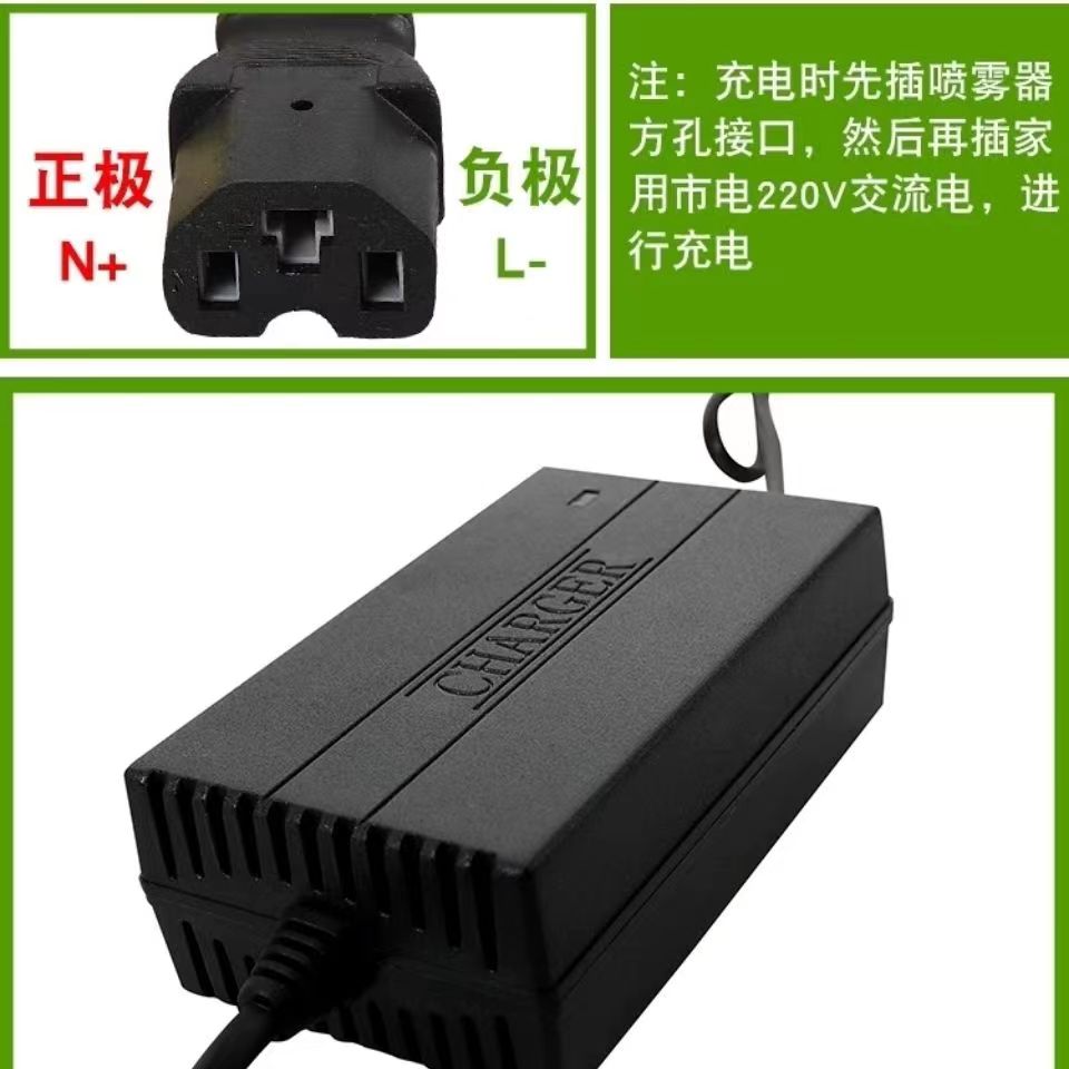 电动喷雾器充电器12V8AH12AH20AH电瓶充电器12伏通用三孔智能通用 - 图3