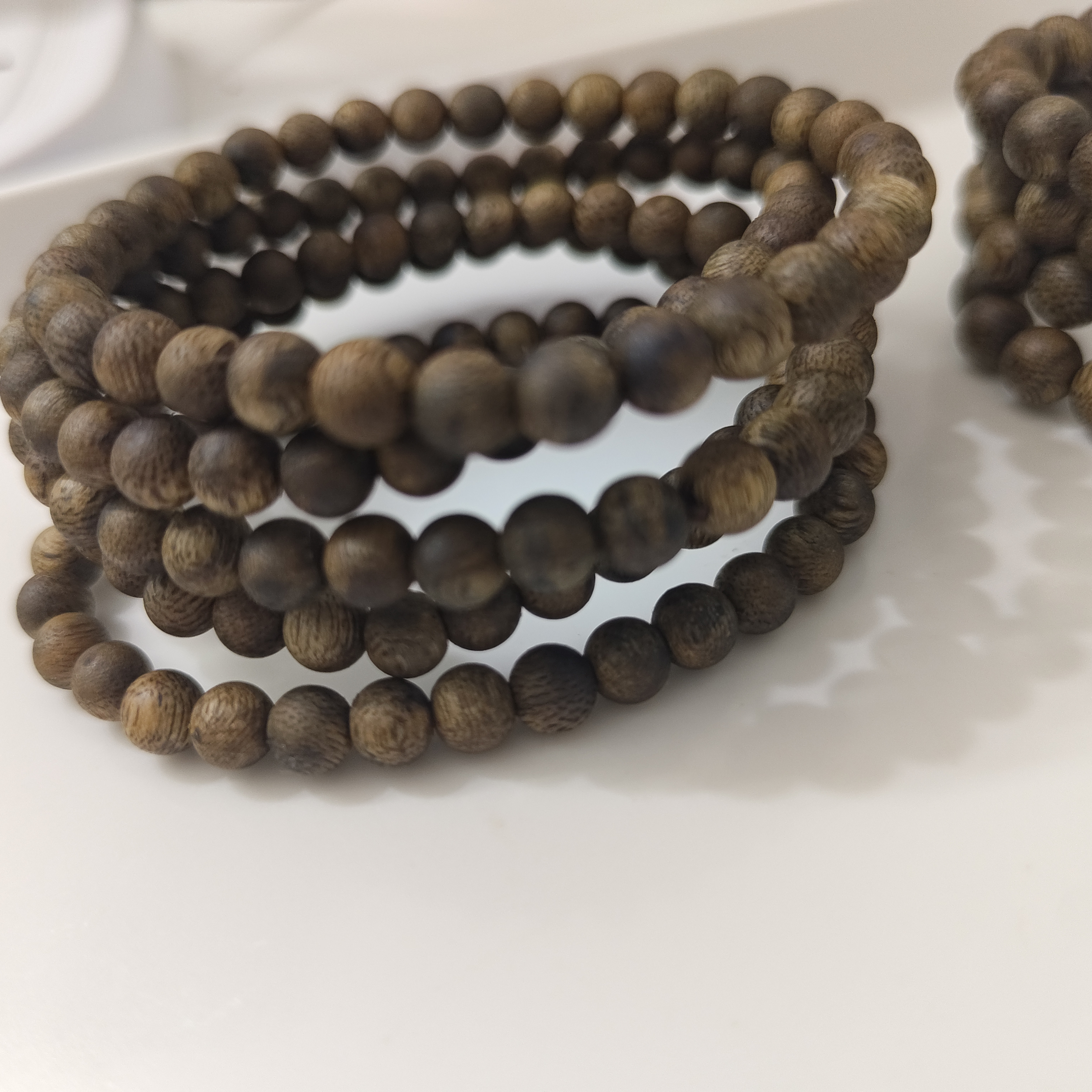 九分沉入门款天然绿棋楠沉香圆珠手串5mm天然棋楠素串男女同款,淘宝优惠券,粉丝福利购,淘宝优惠卷