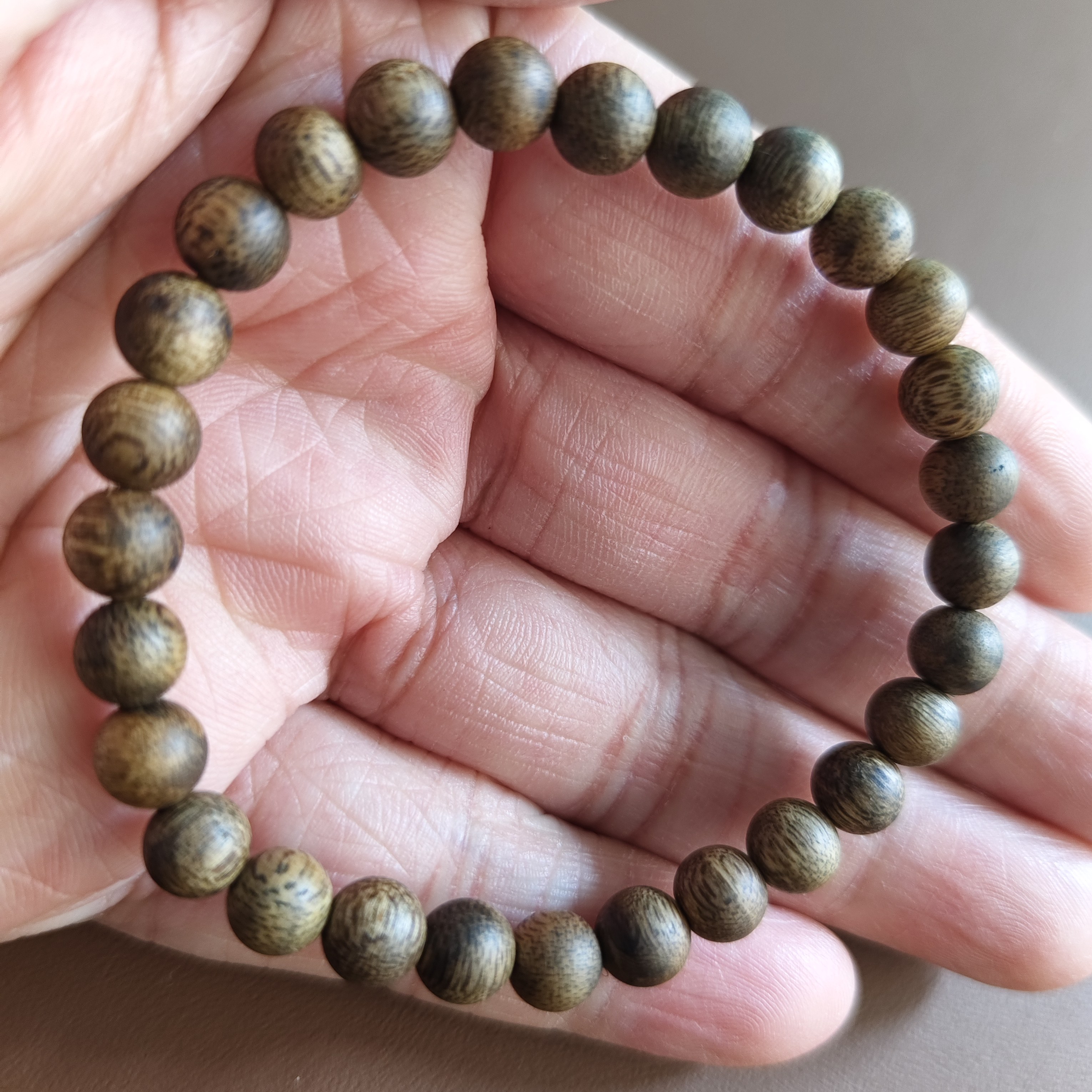九分沉入门款天然绿棋楠沉香圆珠手串5mm天然棋楠素串男女同款,淘宝优惠券,粉丝福利购,淘宝优惠卷