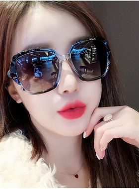 帕森酷女正品牌太阳镜女士偏光眼镜长圆脸防紫外线墨镜网红明星潮