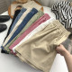 Super hot cec ຝ້າຍ elastic ແອວກ້ວາງ pants pants ສໍາລັບແມ່ຍິງແບບເກົາຫຼີ