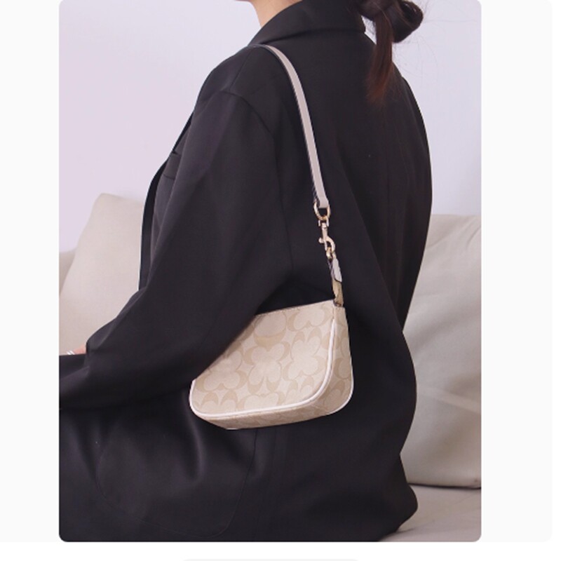 Suitable for off-white bag shoulder strap accessories, single purchase cowhide strap crossbody armpit Coach bag strap replacement