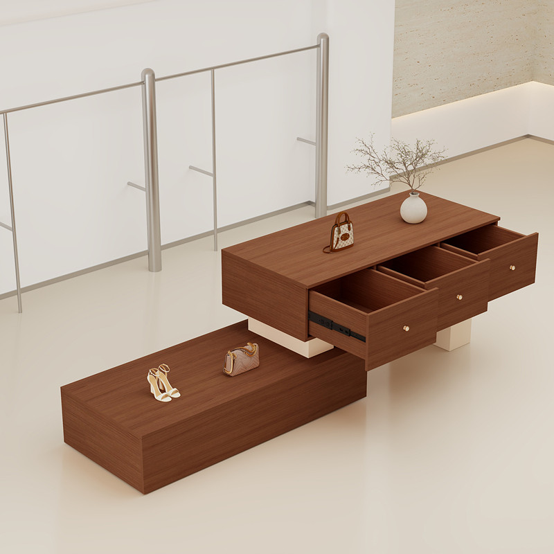 服装店中岛桌简约现代展示桌收银台女装店铺流水台鞋包摆放陈列柜,淘宝优惠券,粉丝福利购,淘宝优惠卷