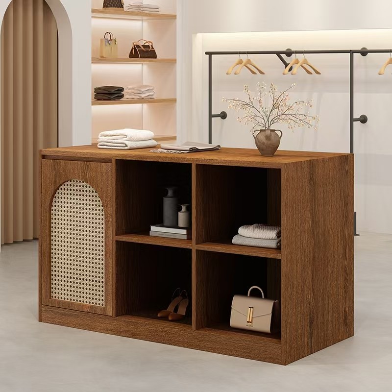 服装店中岛台女装店展示台简约现代储物柜吧台网红中岛柜中间陈列,淘宝优惠券,粉丝福利购,淘宝优惠卷