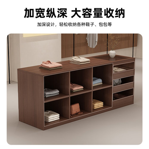 服装店玻璃中岛流水台收银台女装饰品摆件展示桌店铺陈列台储物柜 - 图2