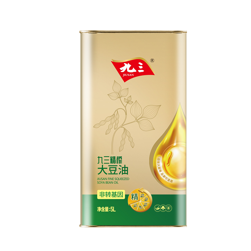 工厂直发  九三非转基因精榨一级大豆油5L食用油包邮 - 图2