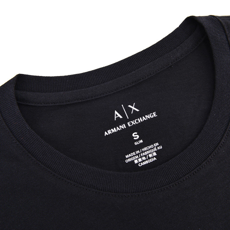 armani /阿玛尼ax男士纯棉休闲t恤 联合供应海外T恤