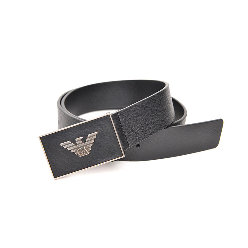 Armani/阿玛尼真皮腰带男士新款经典复古休闲鹰标针扣纯牛皮皮带,淘宝优惠券,粉丝福利购,淘宝优惠卷