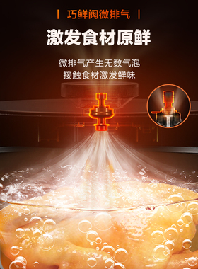 美的6升大容量双胆家用电压力锅