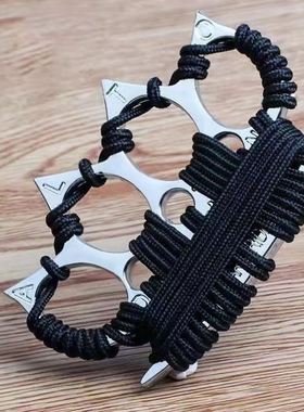 指虎拳套指环锌合金戒指手指虎合法拳刺手刺武器铁拳头虎齿指环套