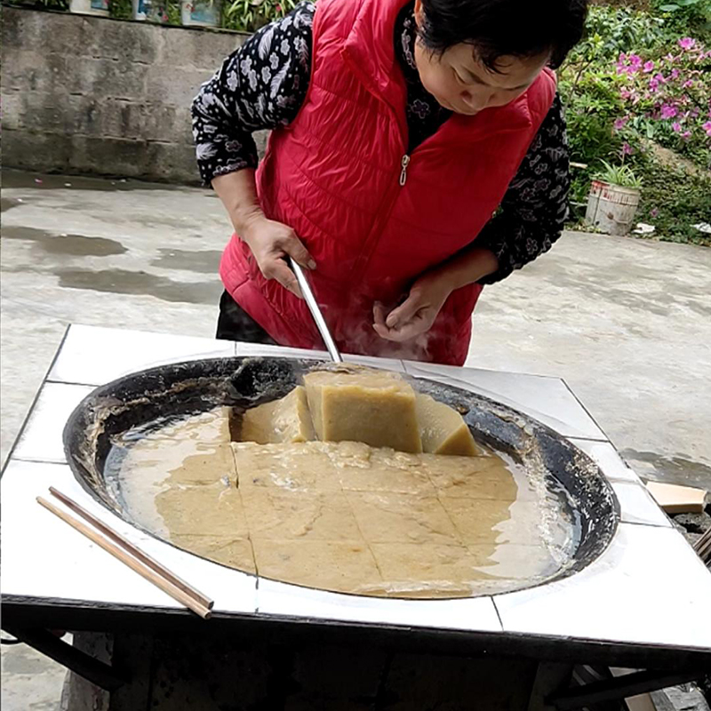 重庆正宗手工魔芋豆腐块新鲜四川贵州农家土特产天然低卡即食品 - 图1