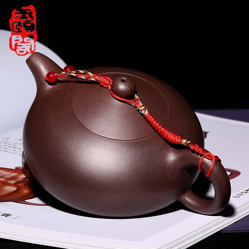 宜兴紫砂壶茶具礼品配件绑壶盖防掉落手工编制红绳子配件小壶绳,淘宝优惠券,粉丝福利购,淘宝优惠卷