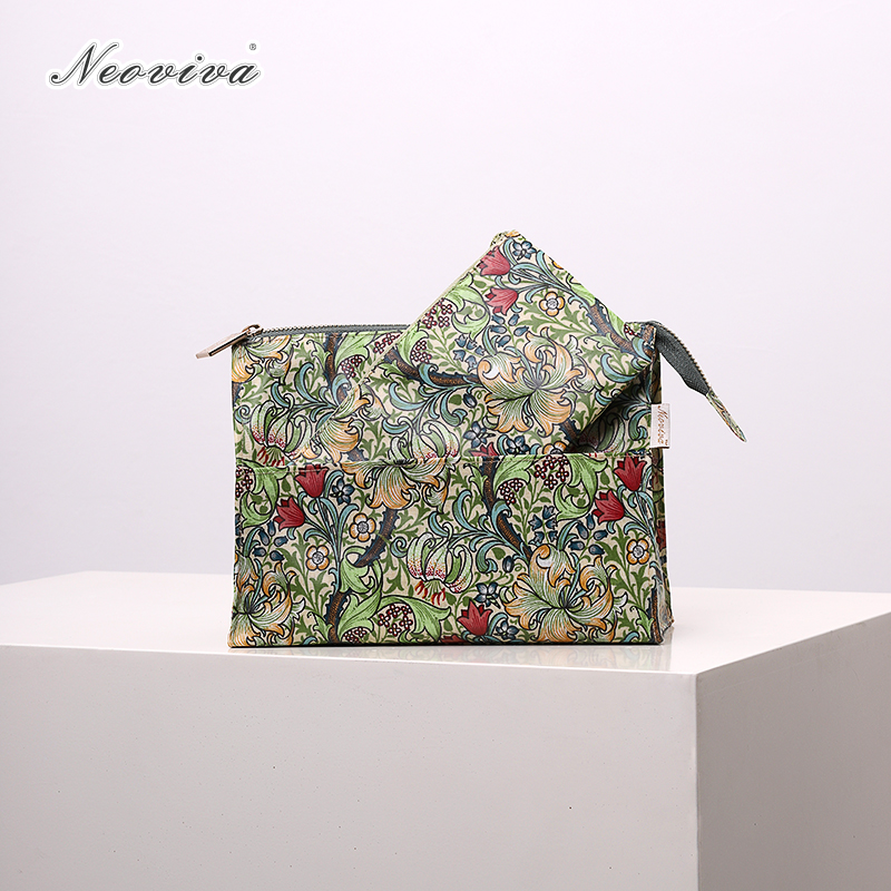 Neoviva韓版大容量化妝包防水便攜洗漱包旅行收納包買大包送小包