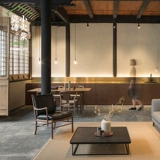 Маленькая матча Новая китайская мраморная цементная кирпичная гостиная кухня туалет не -ленивый плиток плитка творческая фоновая стена