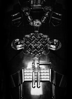 VSCH“CHINESE KNOTTING”  PSYP同款透明中国结 3D打印嘻哈吊坠