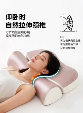 德国冰丝人体工学护颈助眠枕头