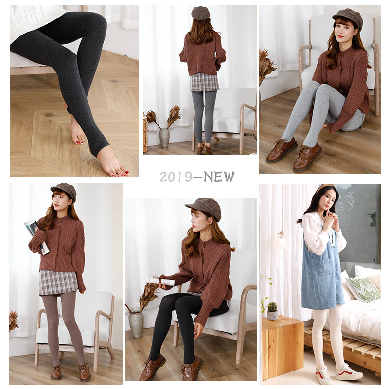 黑色灰色外穿春秋加绒中厚防勾丝 洁姿短袜/打底袜/丝袜/美腿袜