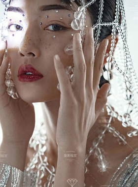 人鱼泡泡奢华婚礼t台走秀水晶珠
