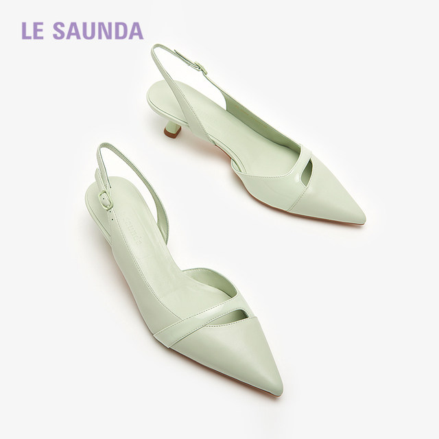 Laersdam mall same style pointed toe back hollow sandals for women