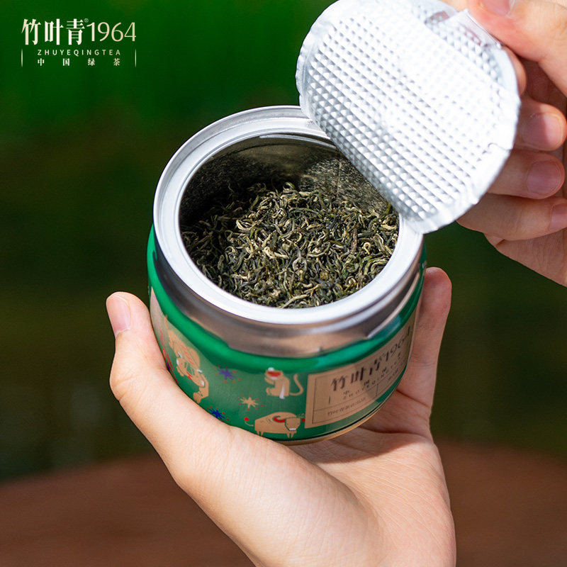 竹叶青1964茶叶特级高山绿茶明前新茶卷曲型罐装50g自己喝盒装,淘宝优惠券,粉丝福利购,淘宝优惠卷