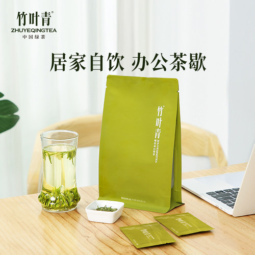 竹叶青金奖绿茶茶叶特级(品味)峨眉高山绿茶100g冷泡茶茶包自己喝 - 图2