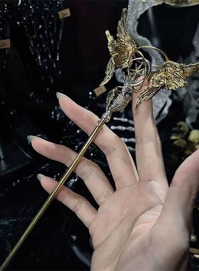 《魔卡少女樱》百变小樱星镇六翼库洛牌魔法权杖发簪手作动漫周边