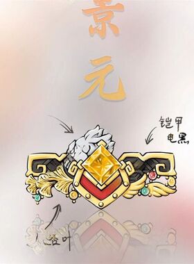 景元印象戒指愿为将军披甲动漫游戏周边设计cos指环调节款式周边