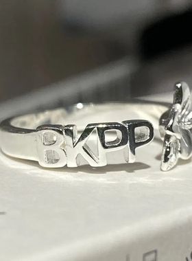 BKPP周边bkpp扶桑花戒指开口可调节以你的心诠释我的爱食指环饰品