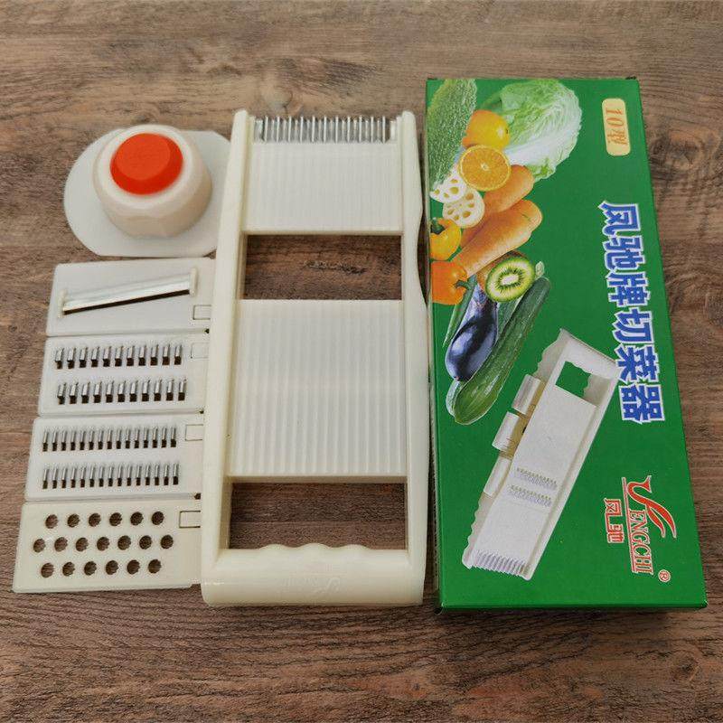 凤驰多功能土豆丝擦丝切丝切片器署格切花插丝11件套刨丝切菜神器,淘宝优惠券,粉丝福利购,淘宝优惠卷