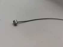 Custom stainless steel wire rope die casting zinc head brake speed line climbing car line chandeliers 1 2mm1 5mm