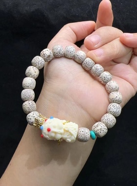 天然菩提老型星月单圈规格搭配度母手链10*11mm男女手串