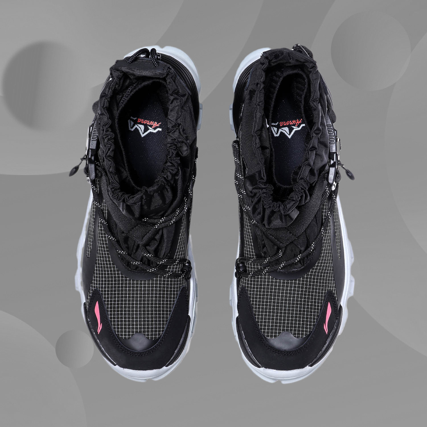 李宁正品纽约时装周走秀极光山行男高帮休闲鞋透气运动鞋AGLP155,淘宝优惠券,粉丝福利购,淘宝优惠卷