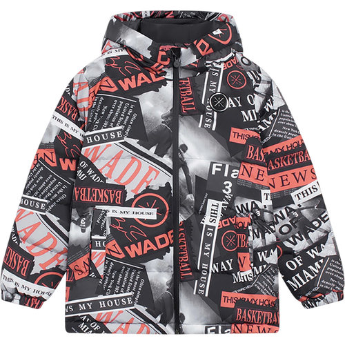 Lining/李宁正品男大童加厚保暖连帽宽松冬季鸭绒运动服YYMS081 - 图3